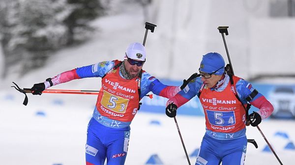 Россия завоевала серебро в эстафете на этапе КМ в Антхольце